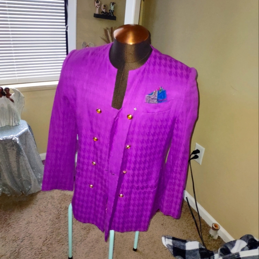 Purple blazer
